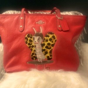 SUPER RARE COACH X BASEMAN tote bag limited edition